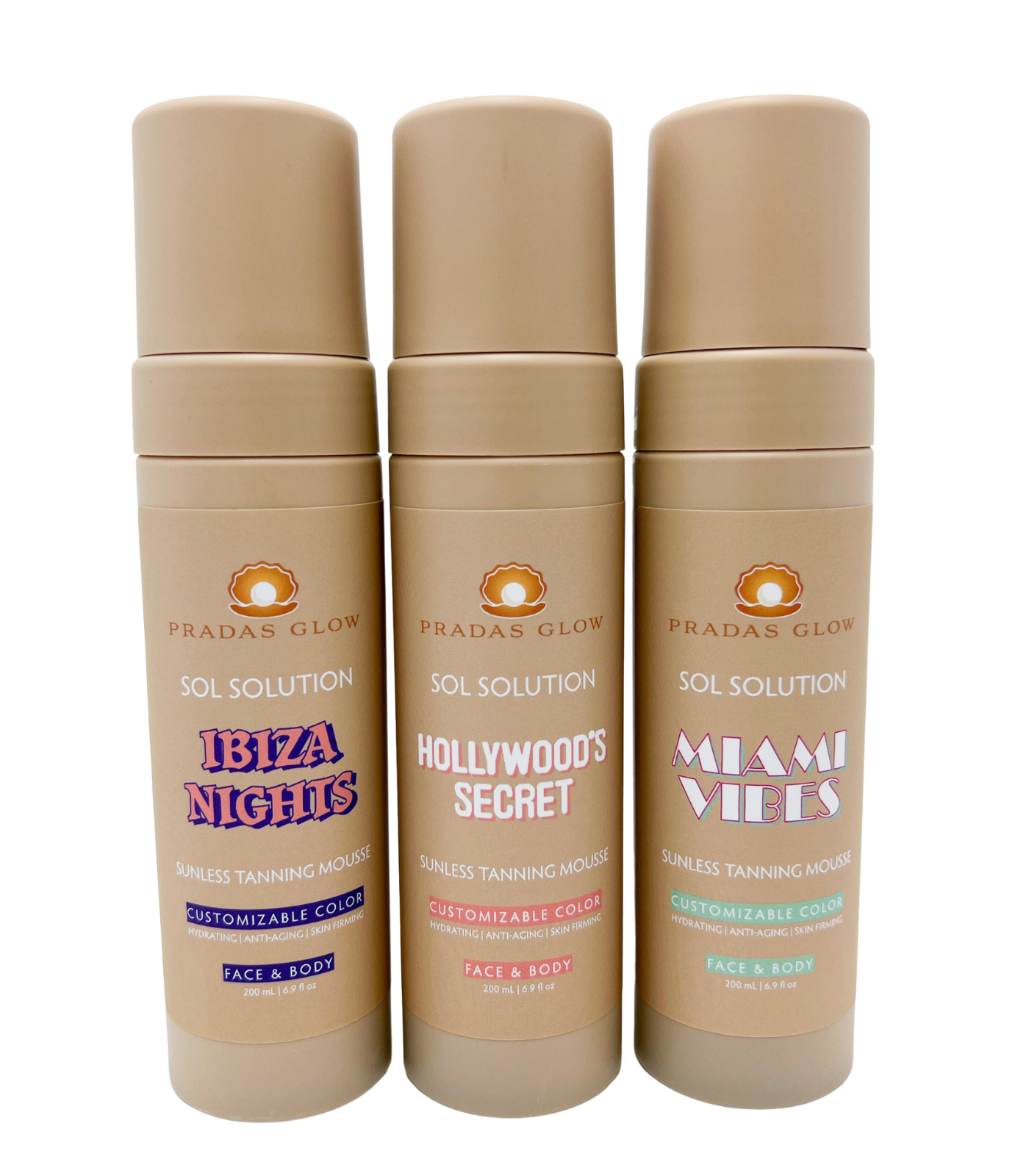 Sol Solution Sunless Tanning Mousse & Flawless Finish Application Tools