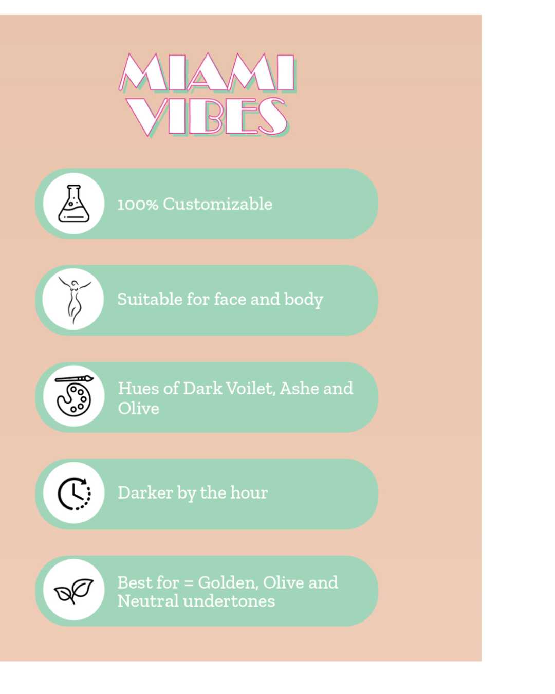 PRO Miami Vibes Sol Solution Spray Tan Formula