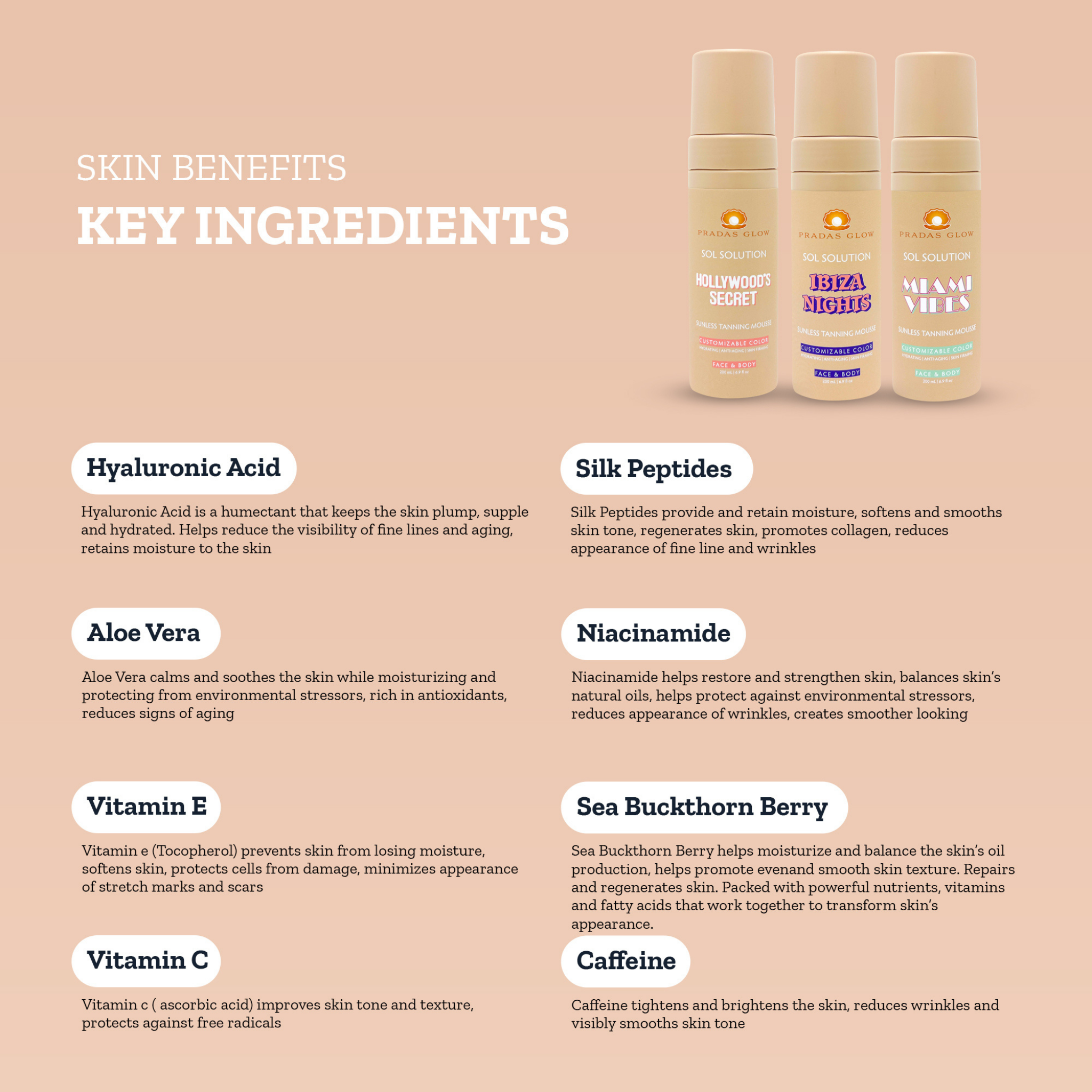 Hollywood's Secret Sol Solution Sunless Tanning Mousse with Flawless Finish Body Mitt Combo