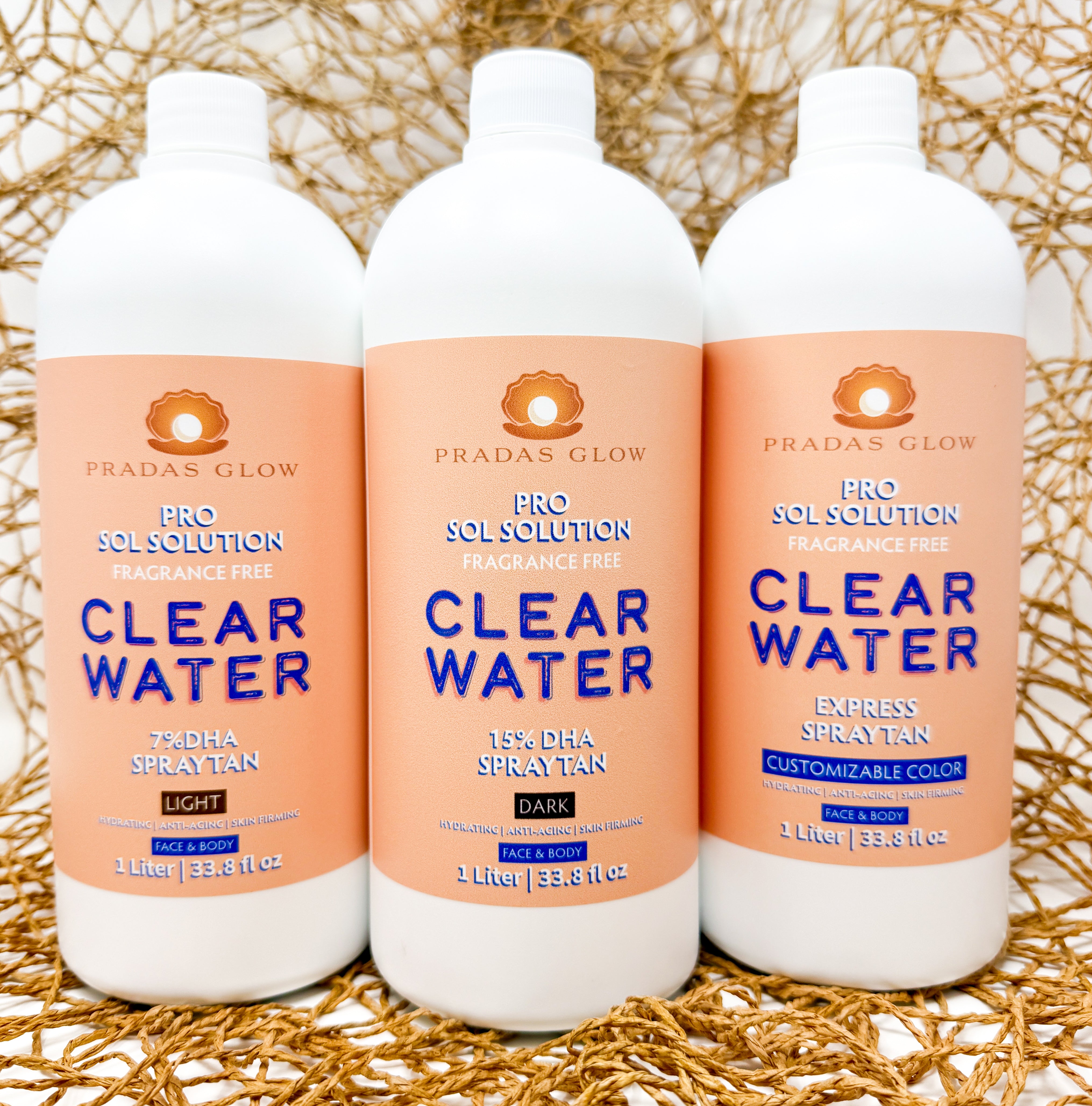Pro Clear Water Sol Solution Spray Tan Formula